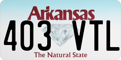 AR license plate 403VTL