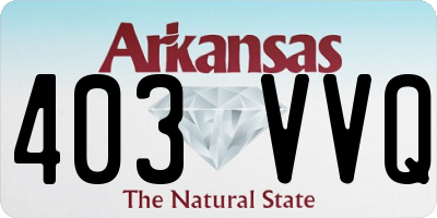 AR license plate 403VVQ
