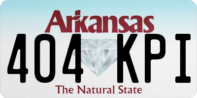 AR license plate 404KPI