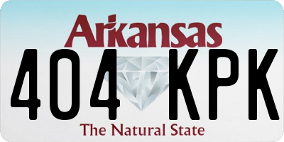 AR license plate 404KPK