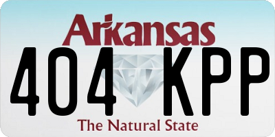 AR license plate 404KPP