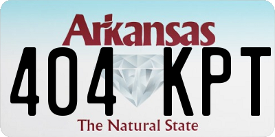 AR license plate 404KPT