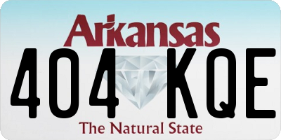 AR license plate 404KQE