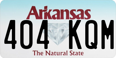 AR license plate 404KQM