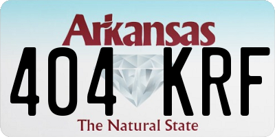 AR license plate 404KRF