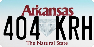 AR license plate 404KRH