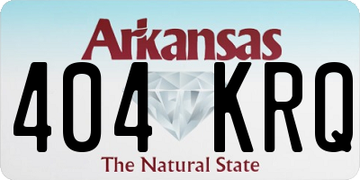 AR license plate 404KRQ
