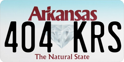 AR license plate 404KRS