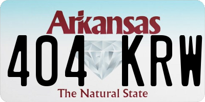 AR license plate 404KRW