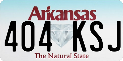 AR license plate 404KSJ