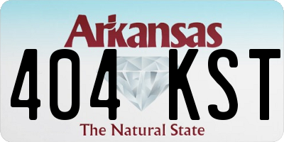 AR license plate 404KST