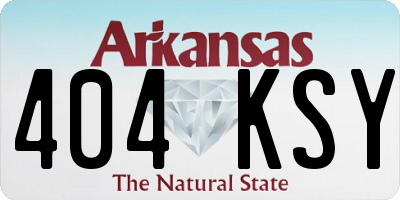 AR license plate 404KSY