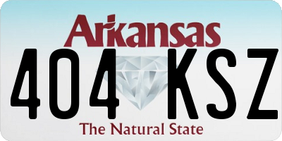AR license plate 404KSZ