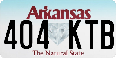 AR license plate 404KTB