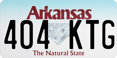 AR license plate 404KTG