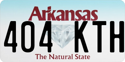 AR license plate 404KTH