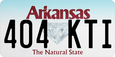 AR license plate 404KTI