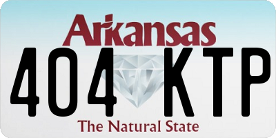 AR license plate 404KTP