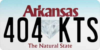 AR license plate 404KTS