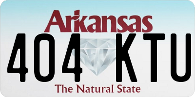 AR license plate 404KTU