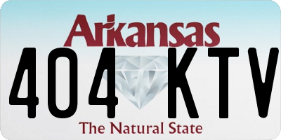AR license plate 404KTV