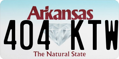 AR license plate 404KTW
