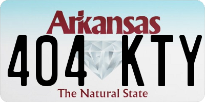 AR license plate 404KTY