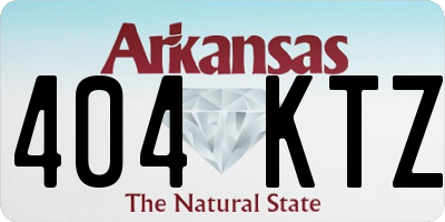 AR license plate 404KTZ