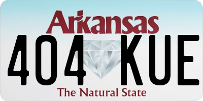 AR license plate 404KUE