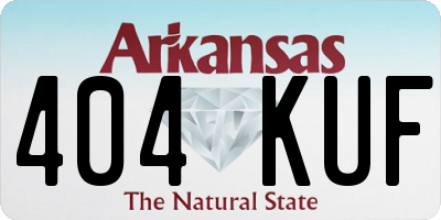 AR license plate 404KUF