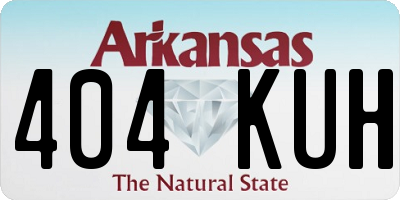 AR license plate 404KUH