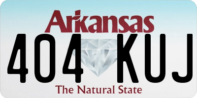 AR license plate 404KUJ