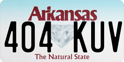 AR license plate 404KUV