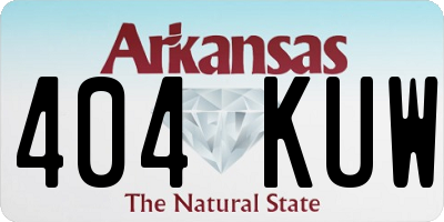AR license plate 404KUW
