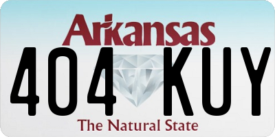 AR license plate 404KUY