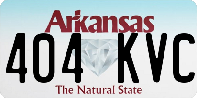 AR license plate 404KVC