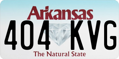 AR license plate 404KVG