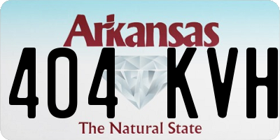 AR license plate 404KVH