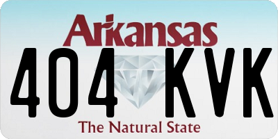 AR license plate 404KVK
