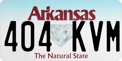 AR license plate 404KVM