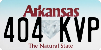 AR license plate 404KVP