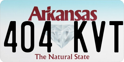 AR license plate 404KVT