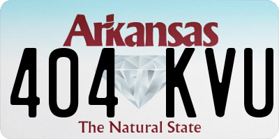 AR license plate 404KVU