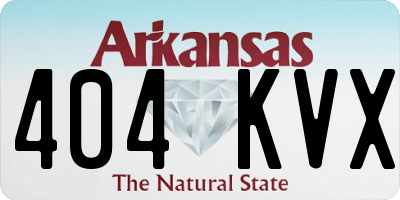 AR license plate 404KVX