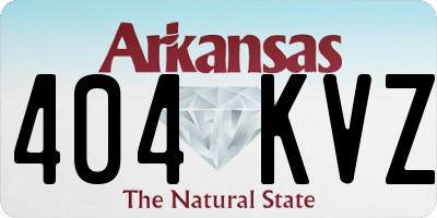 AR license plate 404KVZ