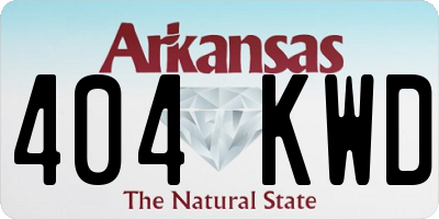 AR license plate 404KWD