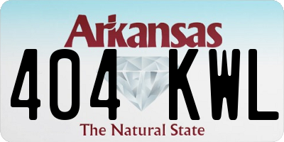 AR license plate 404KWL