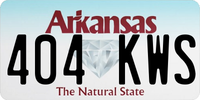 AR license plate 404KWS