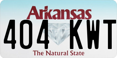 AR license plate 404KWT