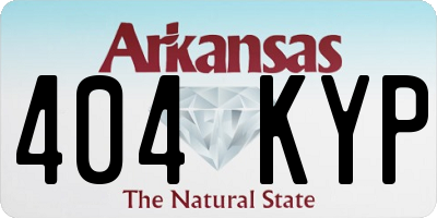 AR license plate 404KYP